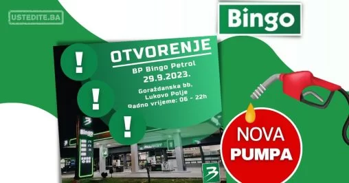 Nova Bingo BEZNSINSKA PUMPA je otvorena!