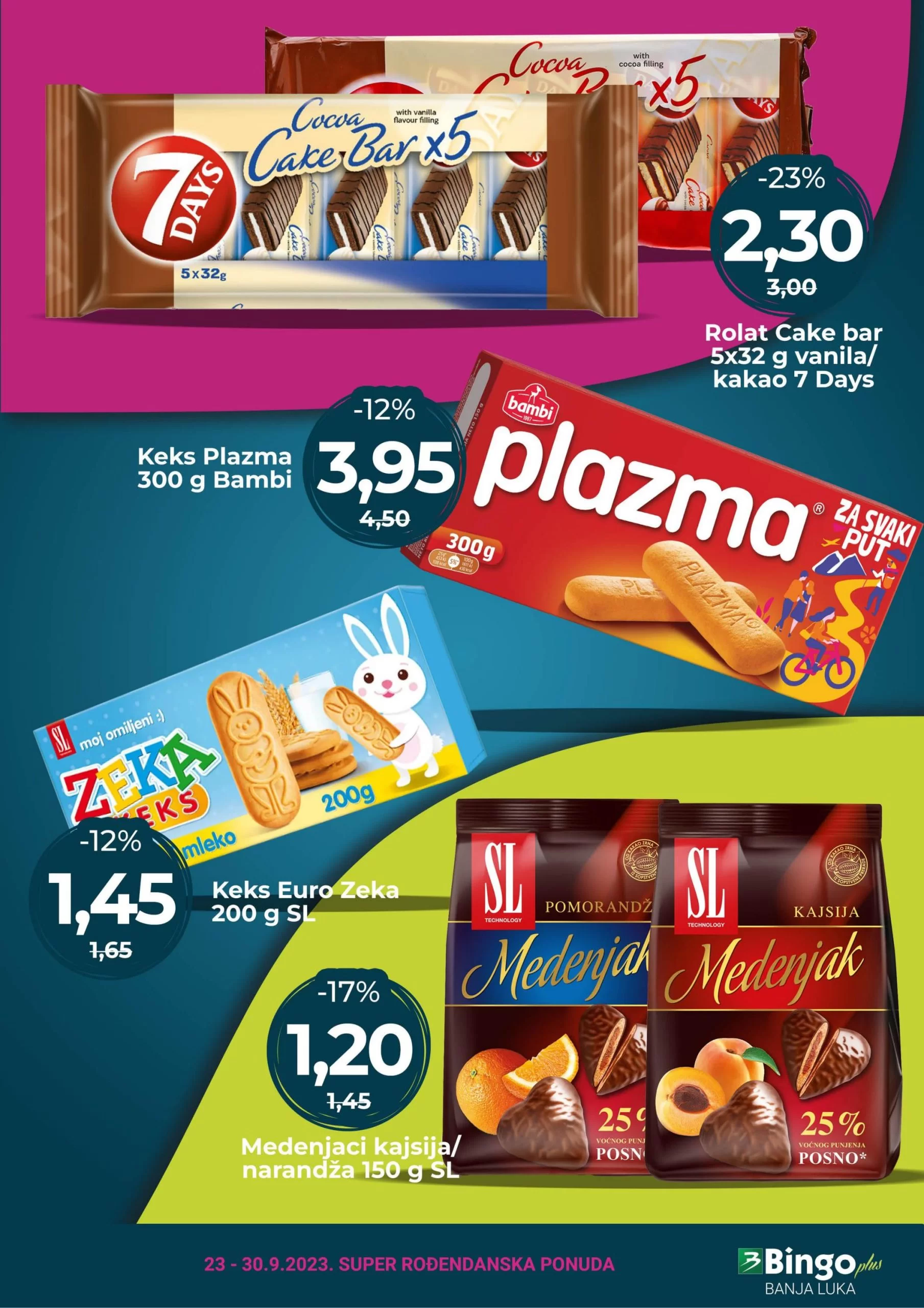 Bingo ROĐENDANSKA PONUDA 23-30.9.2023.