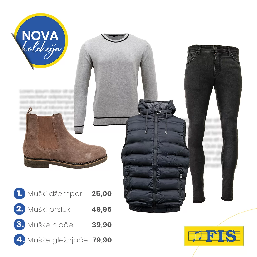 Fis NOVA KOLEKCIJA odjeće i obuće