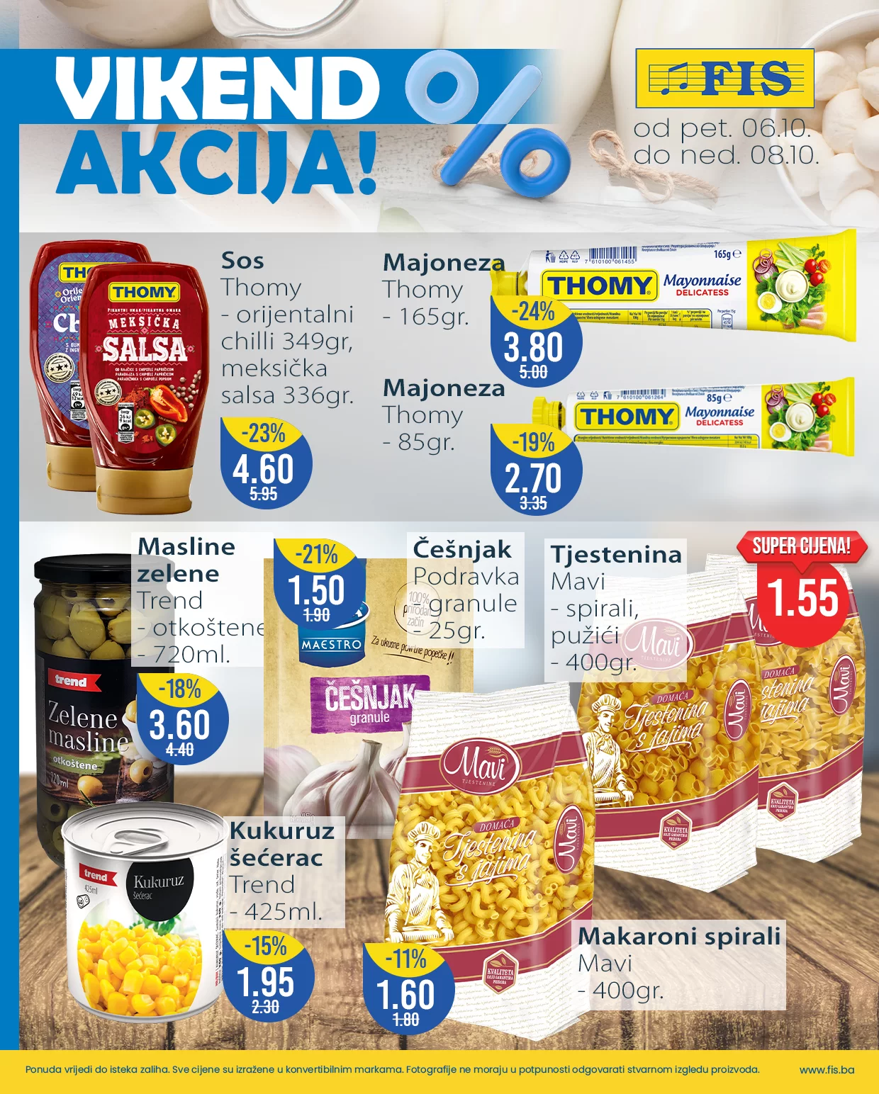 Fis vikend akcija 6-8.10.2023.