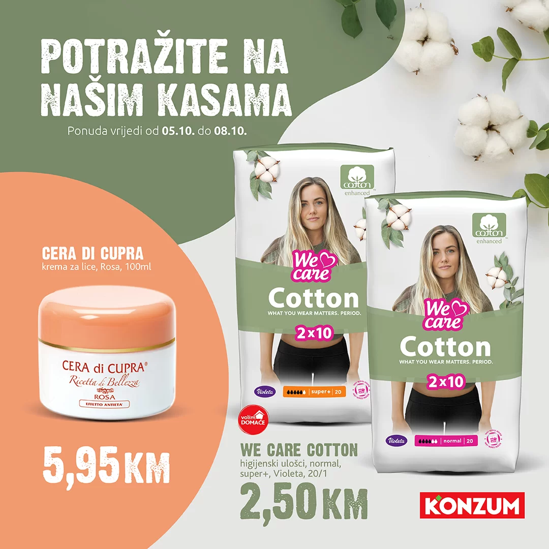 Konzum AKCIJA NA KASAMA 5-8.10.2023.