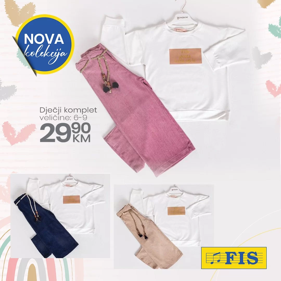 Fis nova kolekcija dječije odjeće