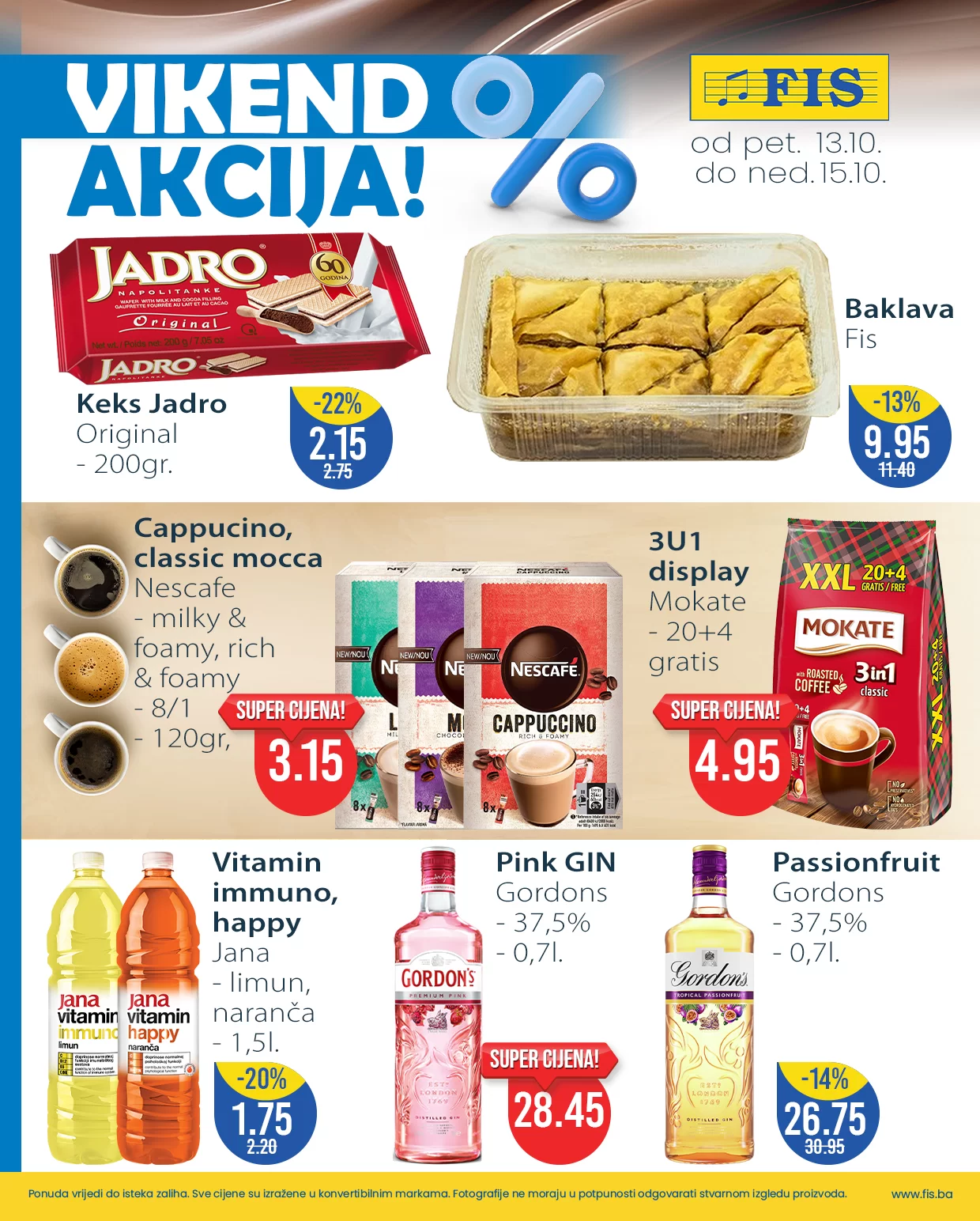 Fis vikend akcija 13-15.10.2023.