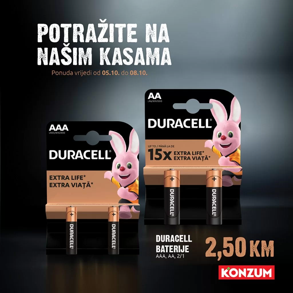 Konzum AKCIJA NA KASAMA - sniženje do 8.10.2023.