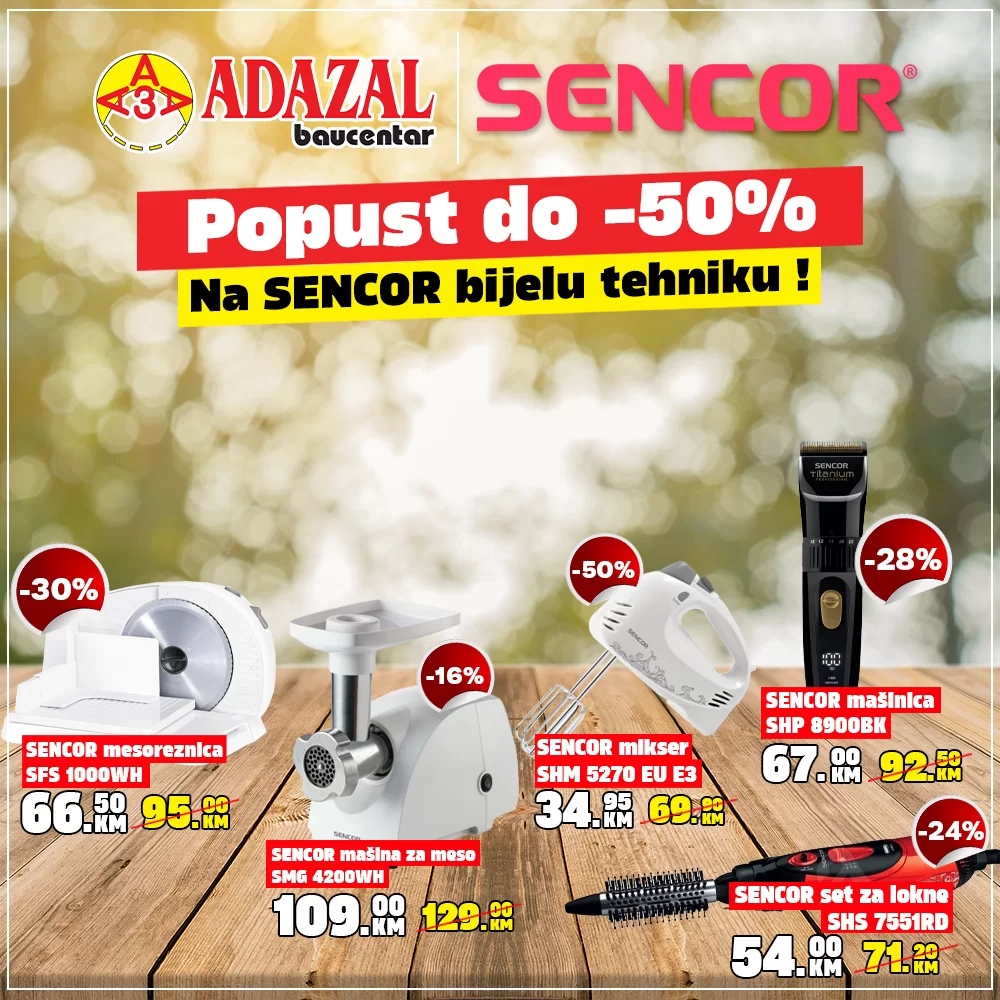 Adazal SNIŽENJE BIJELE TEHNIKE do 50%!