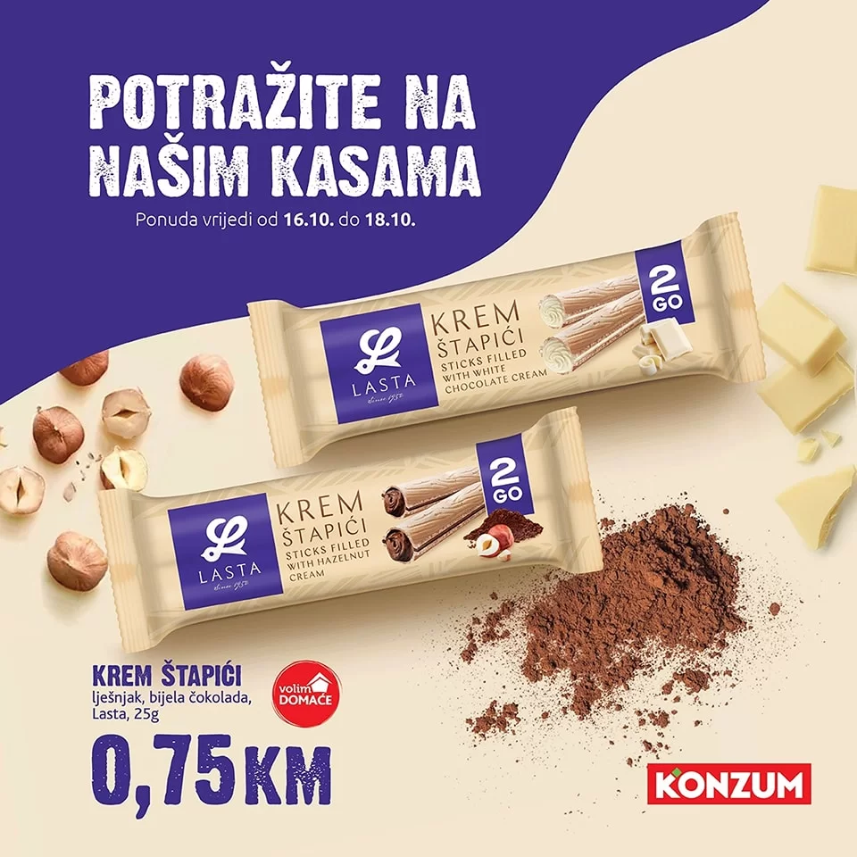 Konzum AKCIJA NA KASAMA 16-18.10.2023.