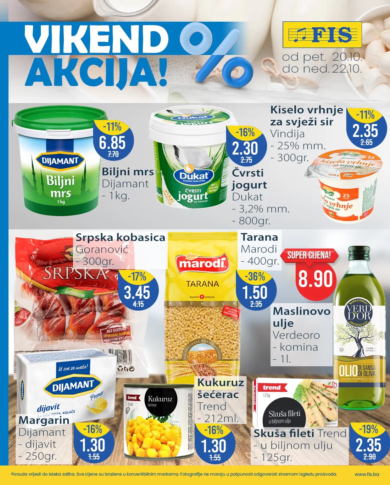 Fis vikend akcija 20-22.10.2023.