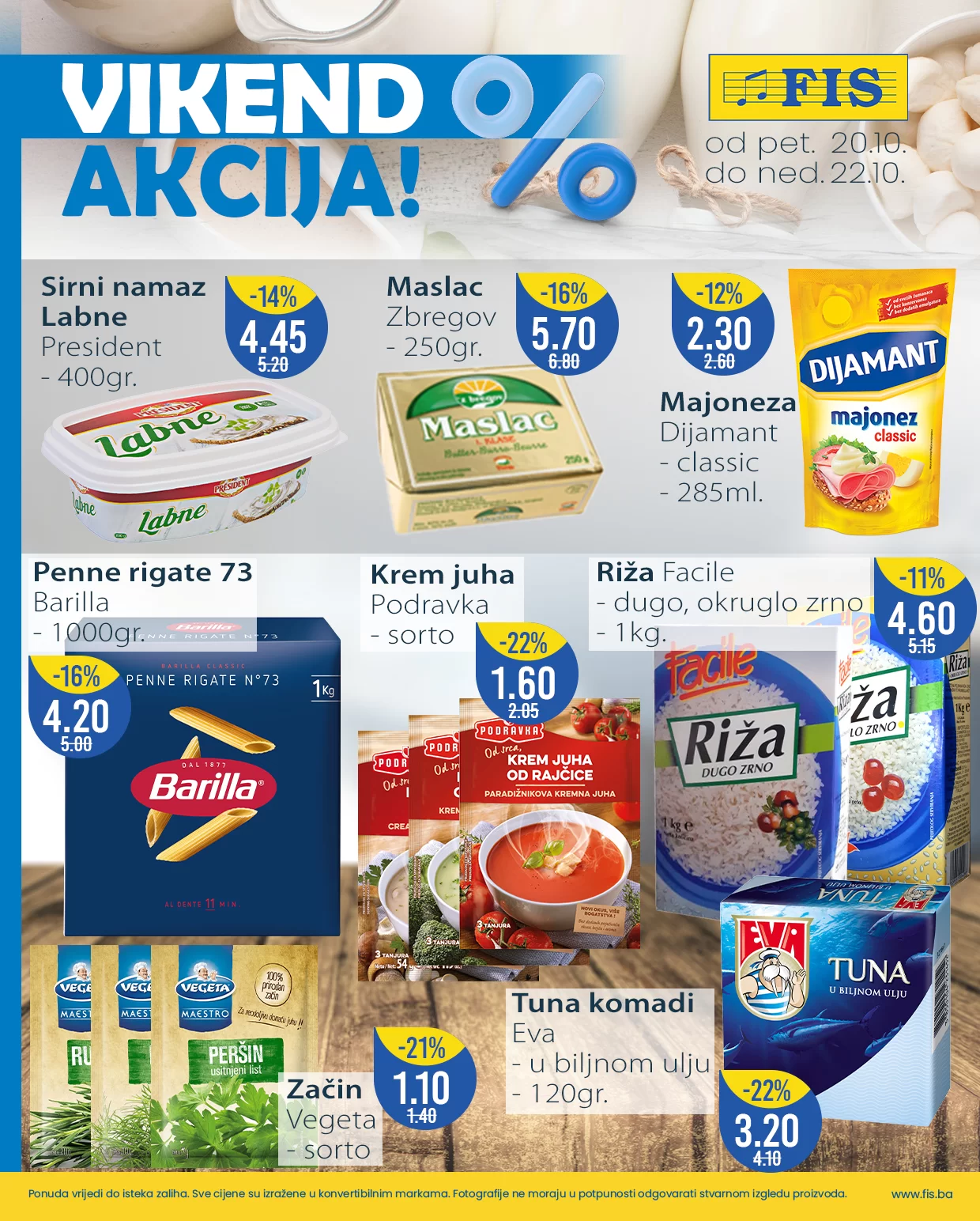 Fis vikend akcija 20-22.10.2023.