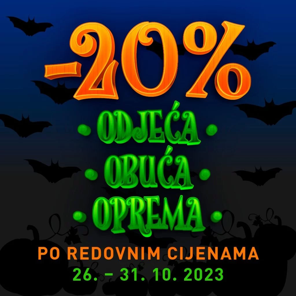Intersport HALLOWEEN AKCIJA 26-31.10.2023.