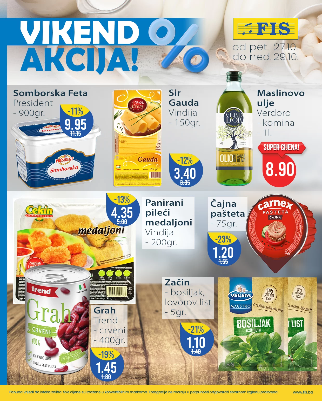 Fis vikend akcija 27-29.10.2023.