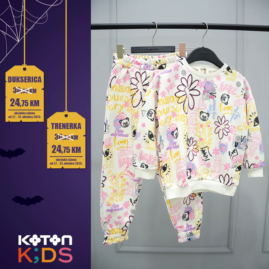 Koton Kids - DANI STRAŠNIH POPUSTA 27-31.10.2023.