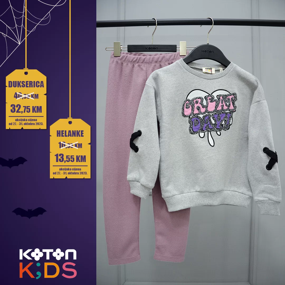 Koton Kids - DANI STRAŠNIH POPUSTA 27-31.10.2023.