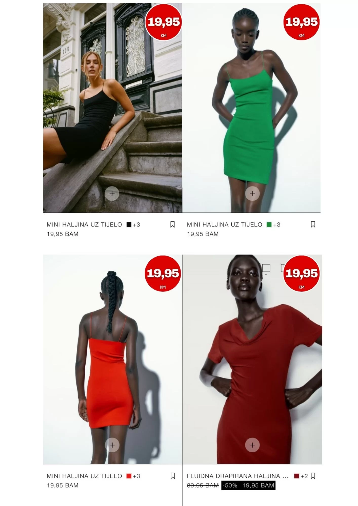 Zara BiH SVE DO 19,95 KM