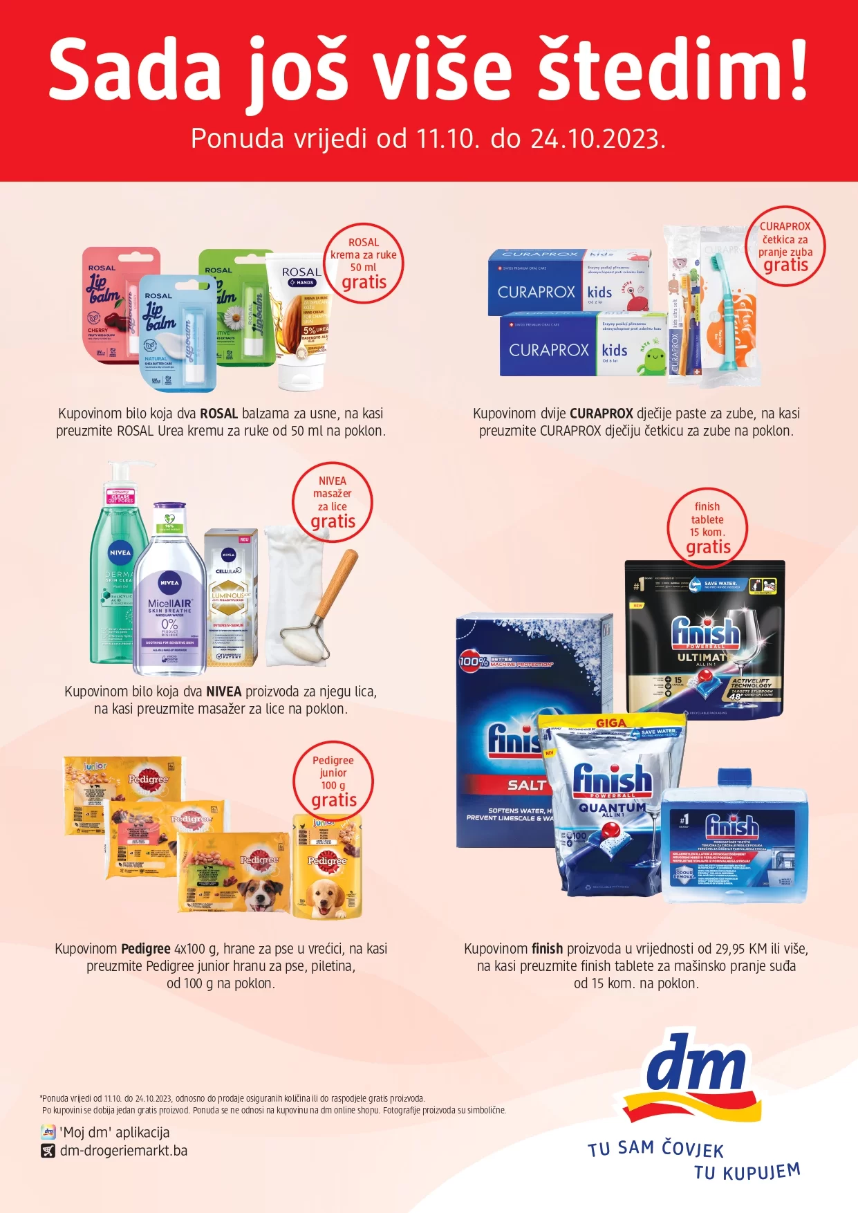 dm GRATIS ⇢Sada još više štedim -akcija do 24.10.2023.