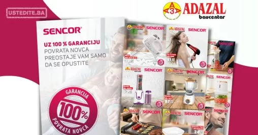 Adazal & Sencor 100% GARANCIJA POVRATA NOVCA