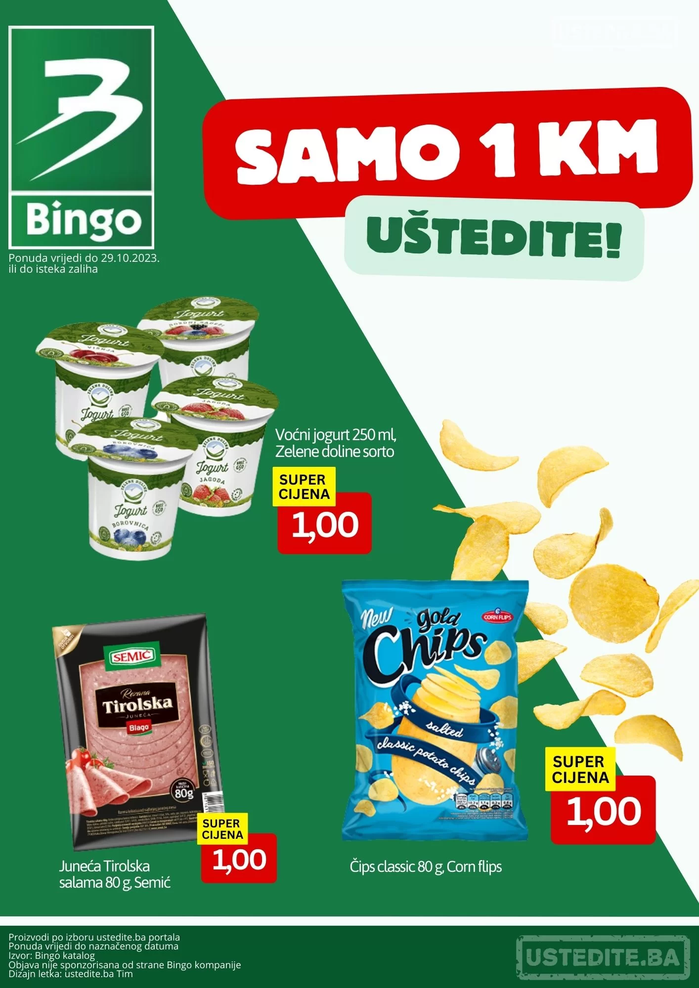 BINGO SAMO 1 KM!
