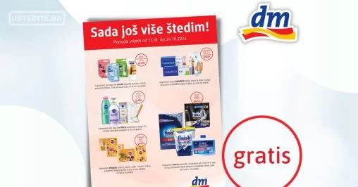 dm GRATIS ⇢Sada još više štedim -akcija do 24.10.2023.