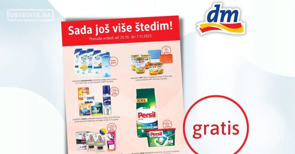 dm SADA JOŠ VIŠE ŠTEDIM