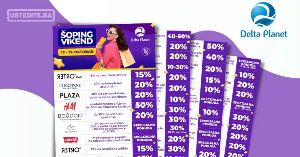 Delta soping vikend 13-15.10.2023.