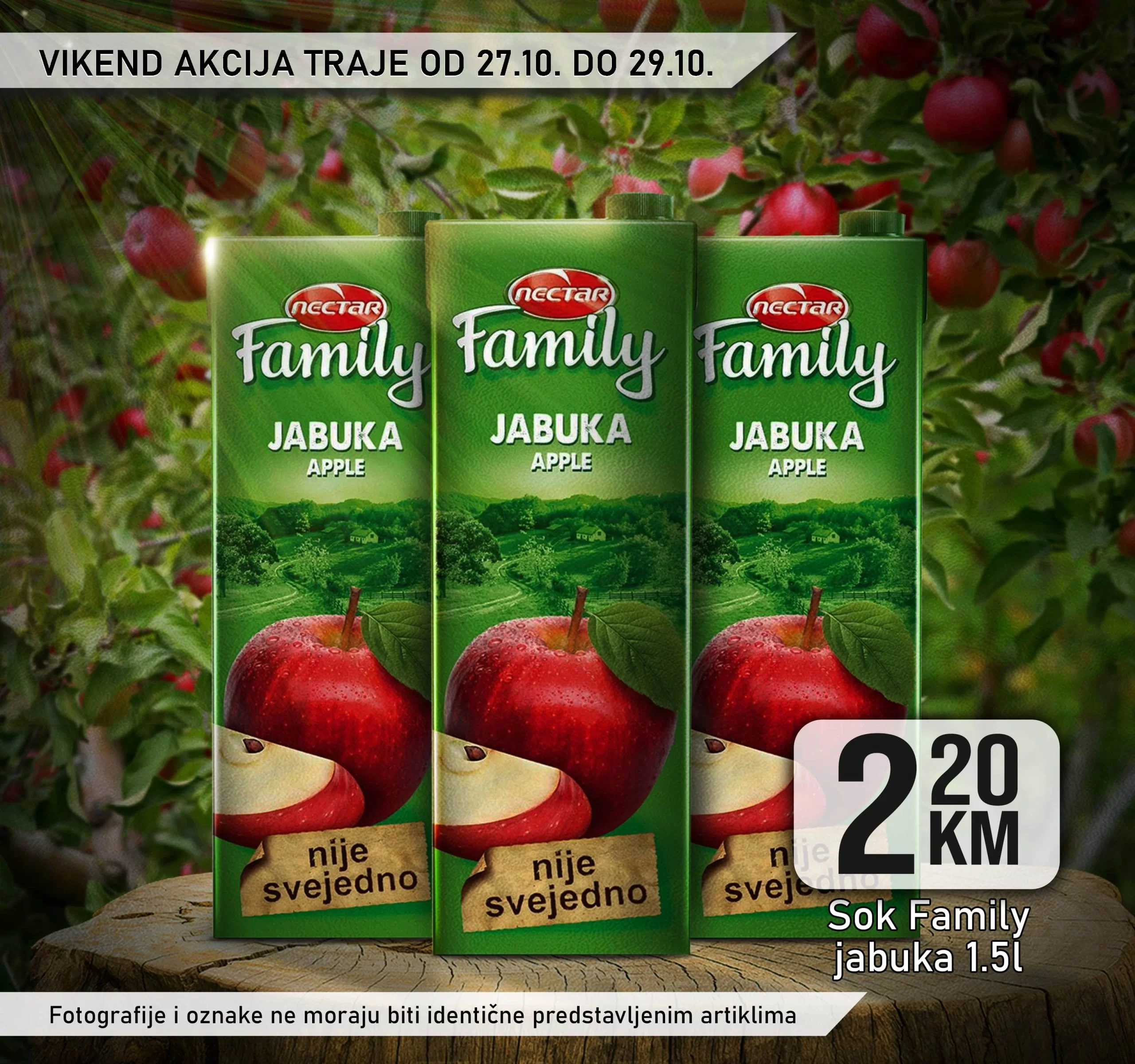 Kort vikend akcija 27-29.10.2023.