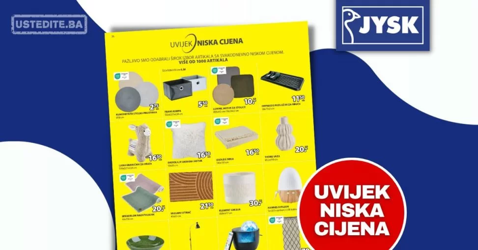 Jysk UVIJEK NISKA CIJENA