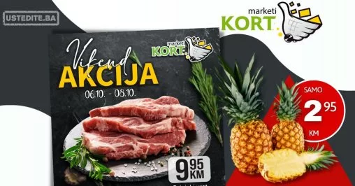 Kort vikend akcija 6-8.10.2023.