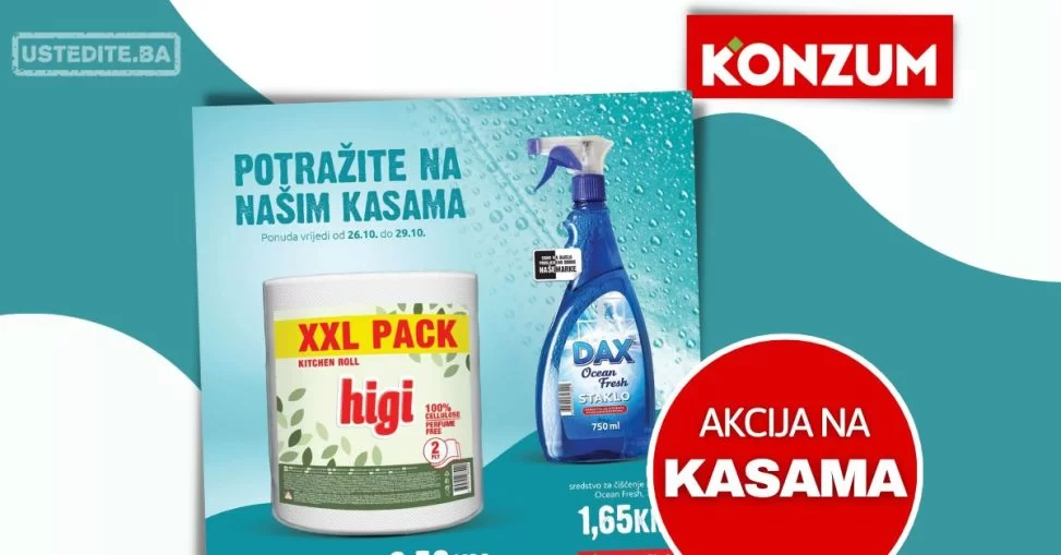 Konzum AKCIJA NA KASAMA