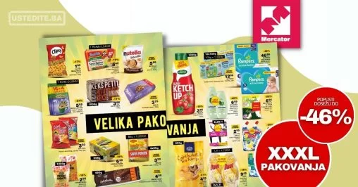 Mercator katalog VELIKA PAKOVANJA - VELIKE UŠTEDE