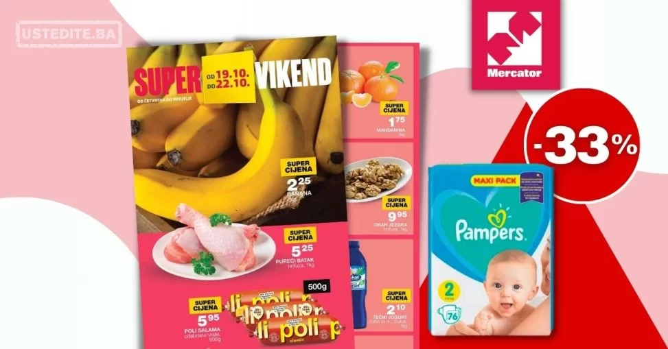 Mercator vikend akcija 19-22.10.2023.