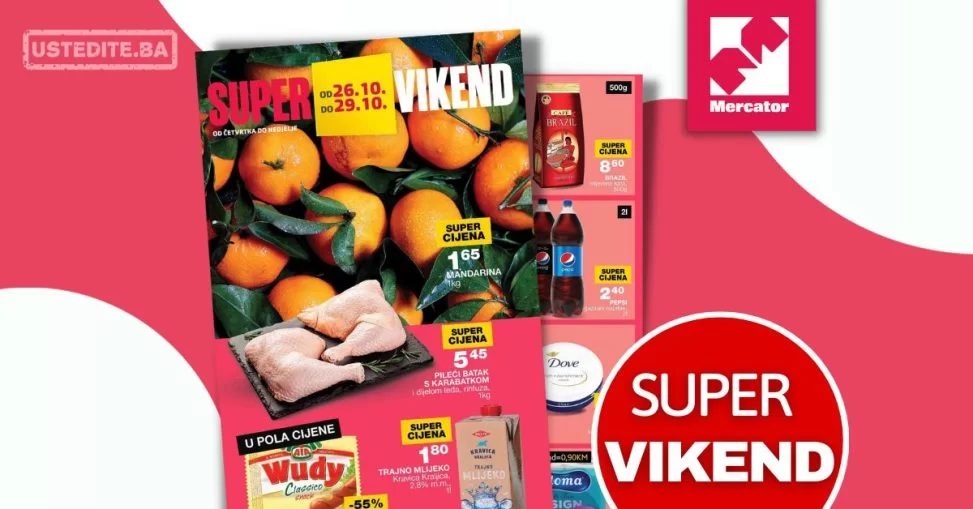 Mercator vikend akcija 26-29.10.2023.