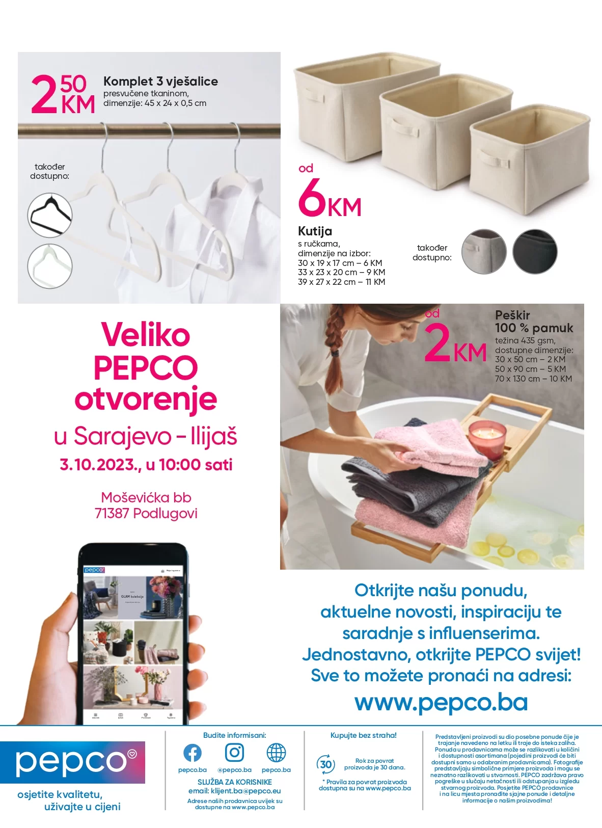 Pepco Sarajevo katalog - VELIKO OTVORENJE 3-9.10.2023.