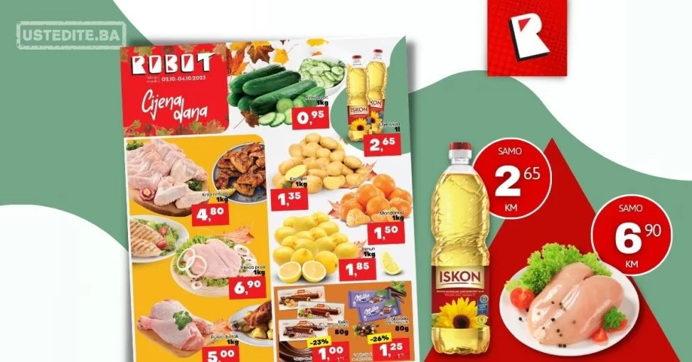 Robot akcija za početak sedmice 2-4.10.2023.