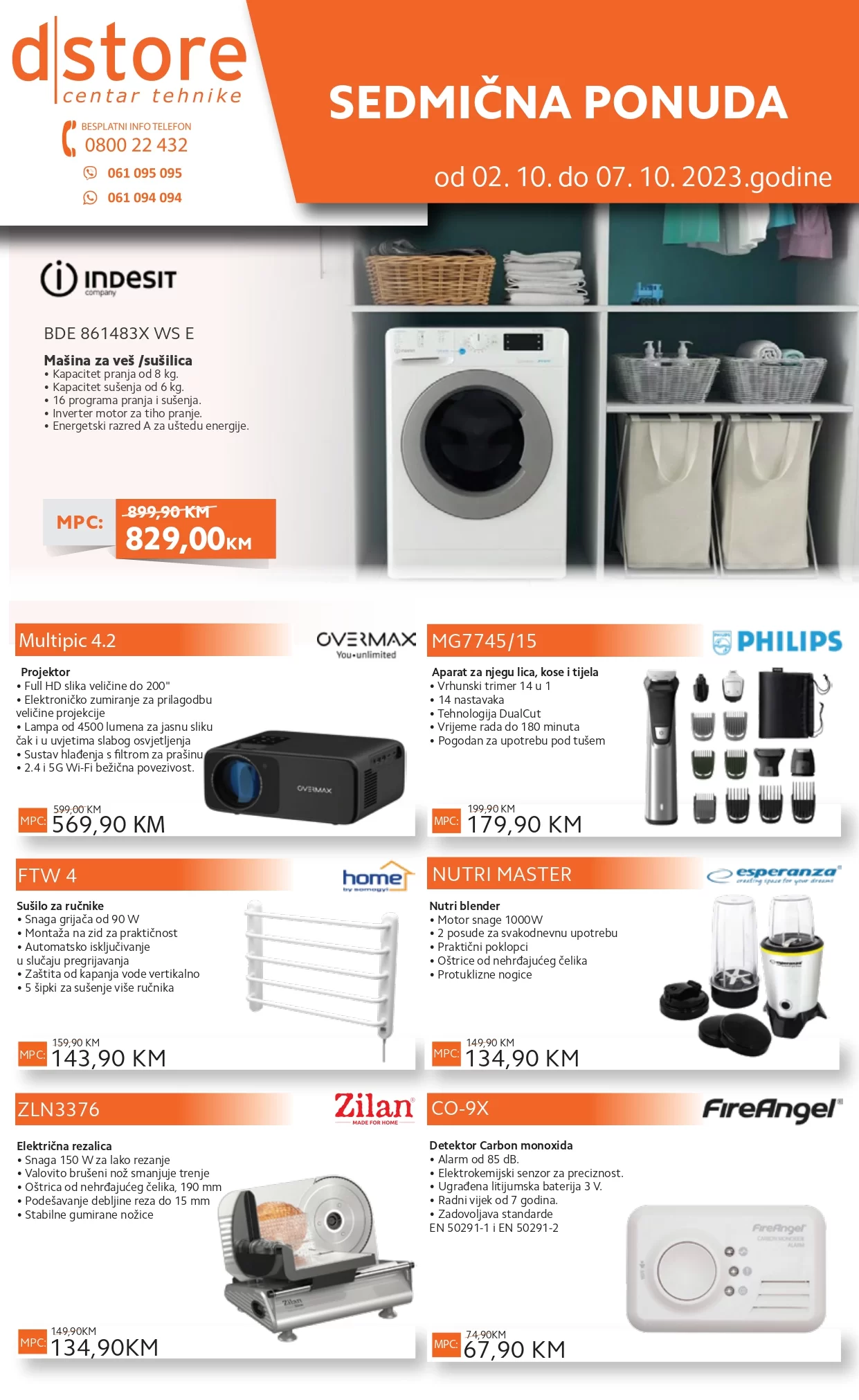 Dstore SEDMIČNA AKCIJA 2-7.10.2023.