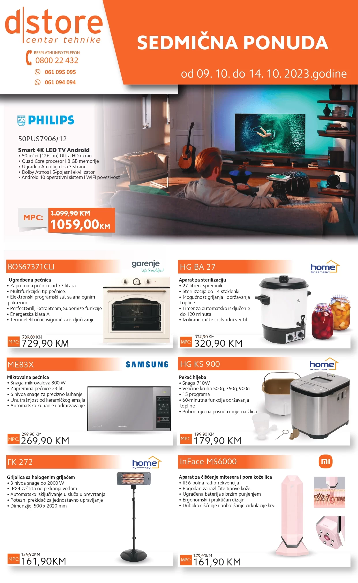 Dstore SEDMIČNA AKCIJA 9-14.10.2023. 