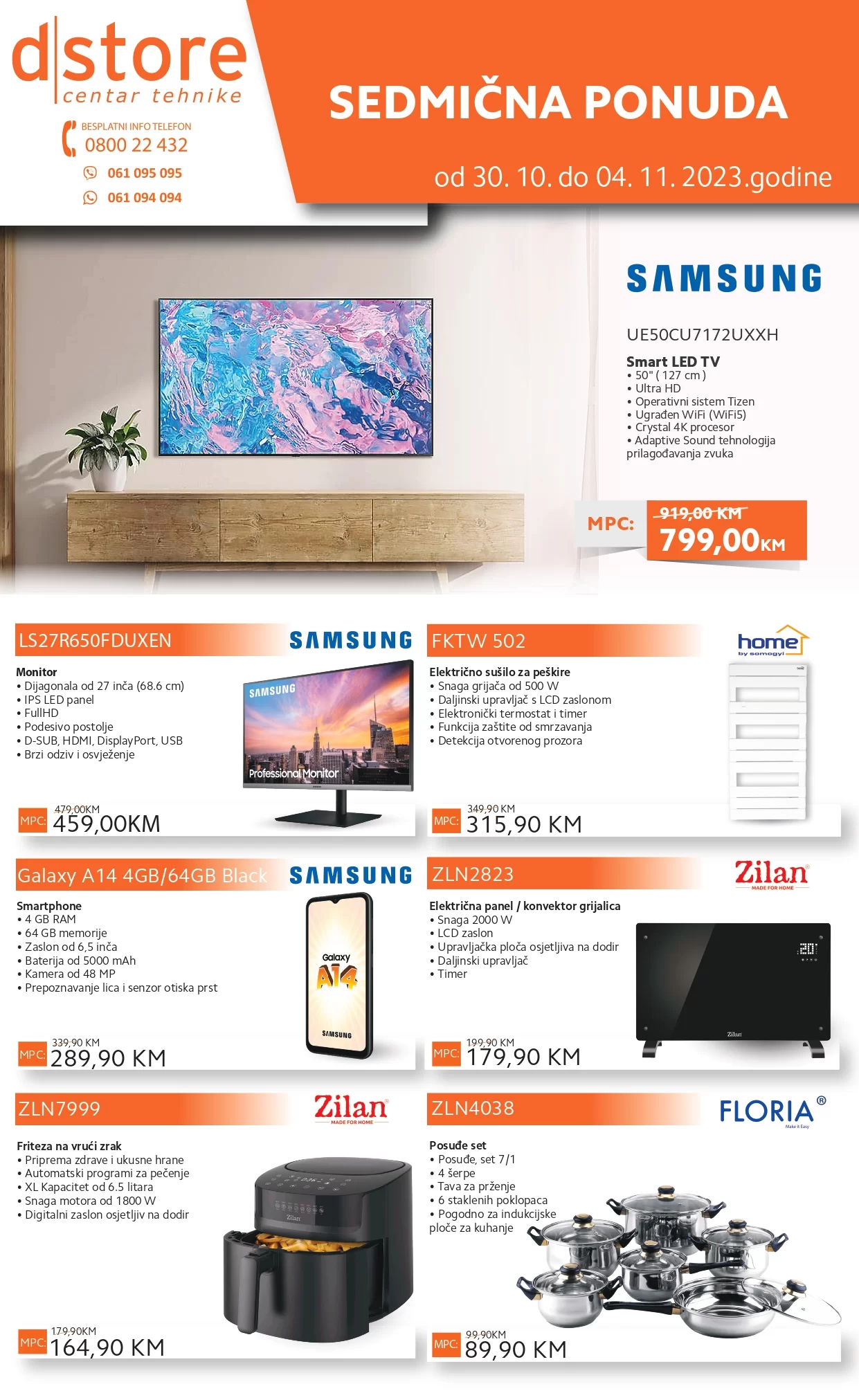 Dstore SEDMIČNA PONUDA 30.1-4.11.2023. 