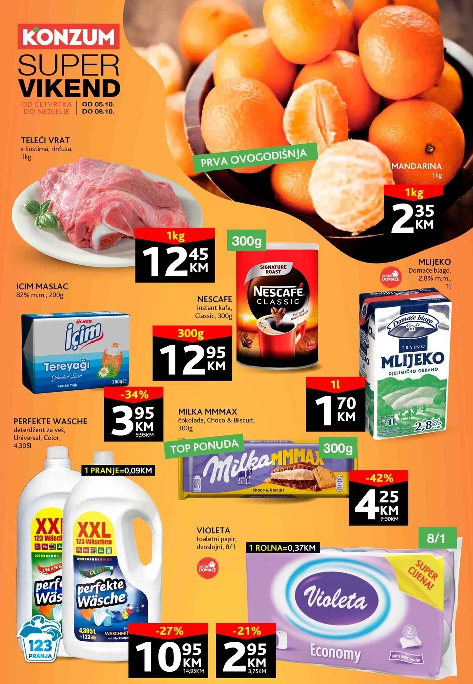 Konzum vikend akcija 5-8.10.2023. 