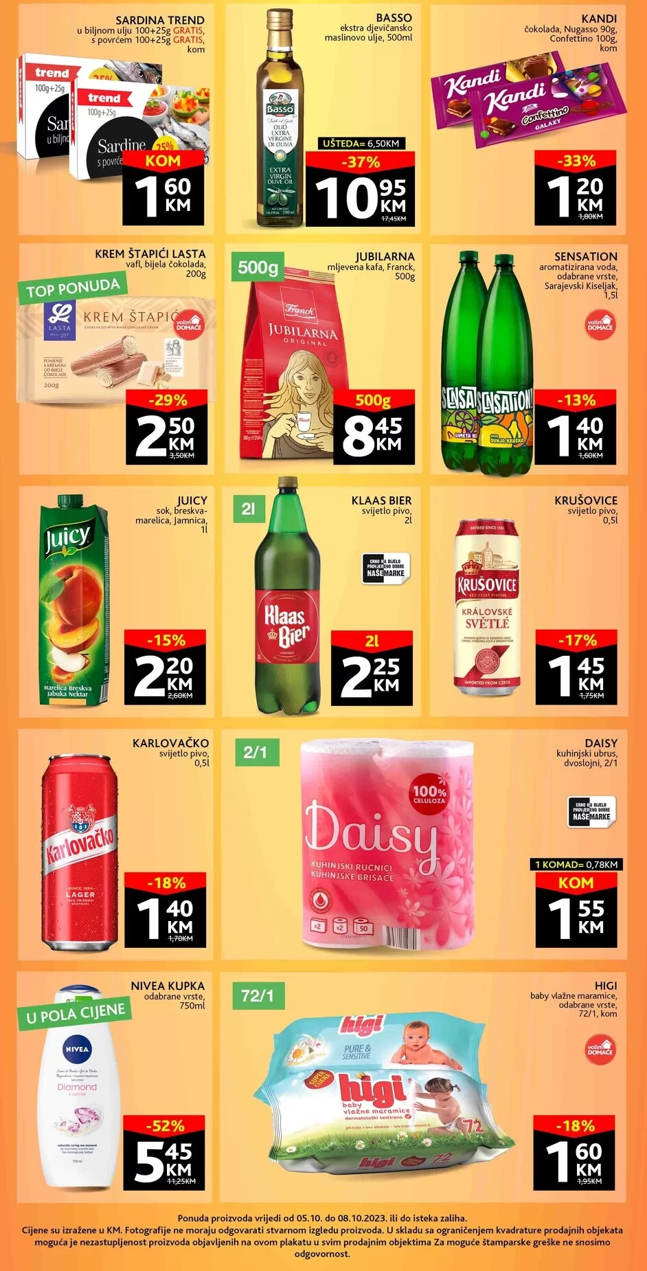 Konzum vikend akcija 5-8.10.2023.
