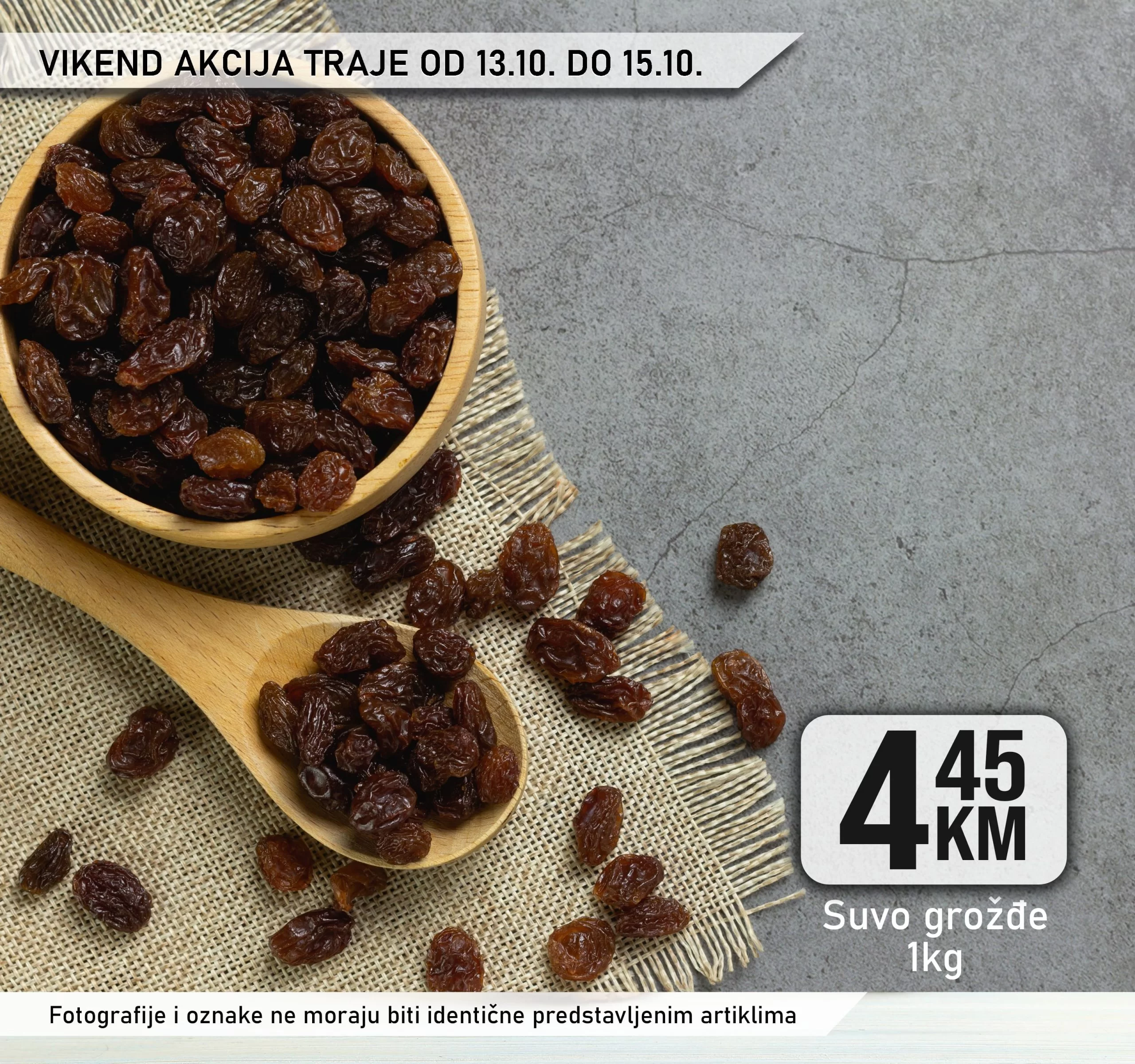 Kort vikend akcija 13-15.10.2023.