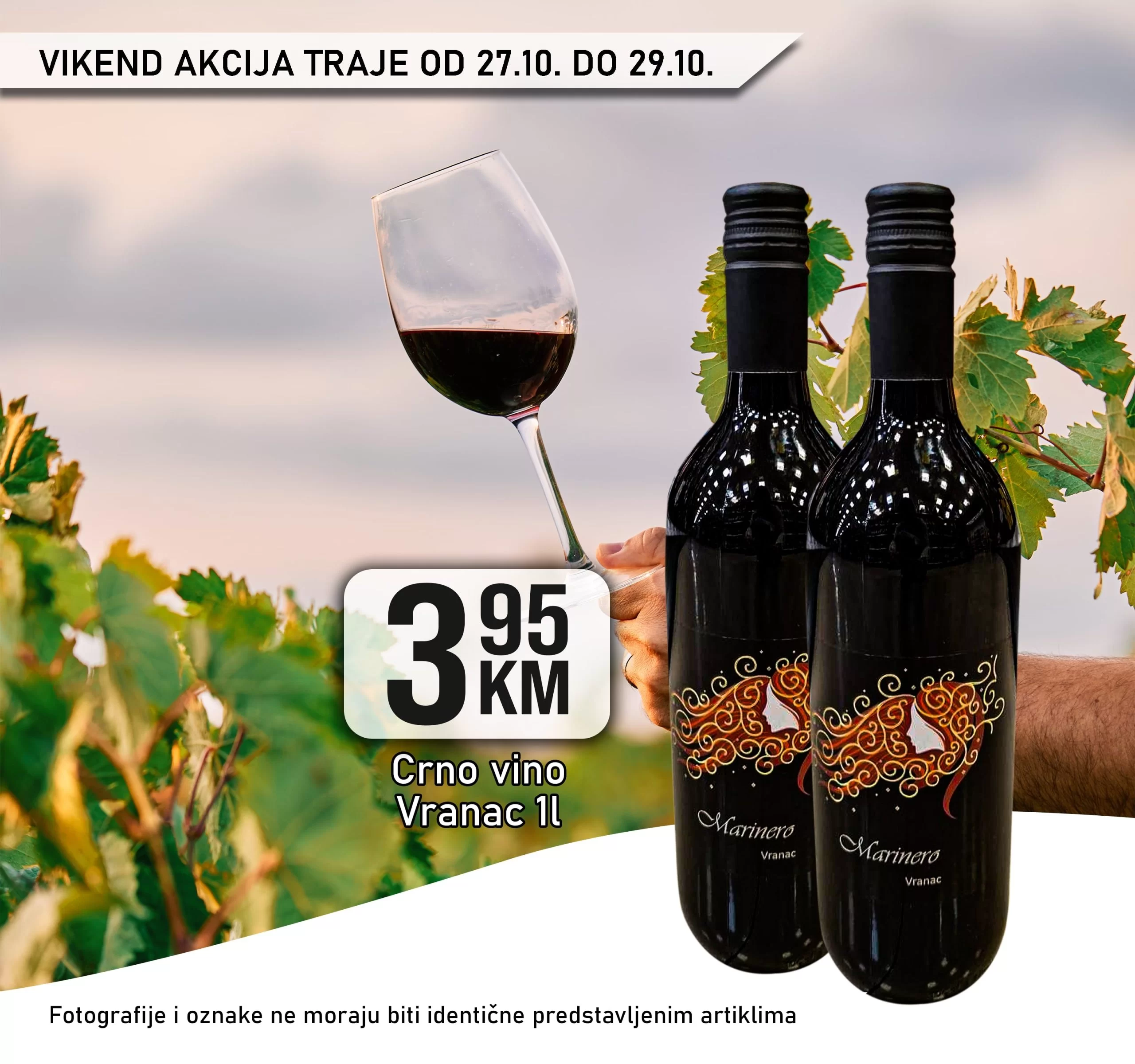 Kort vikend akcija 27-29.10.2023.