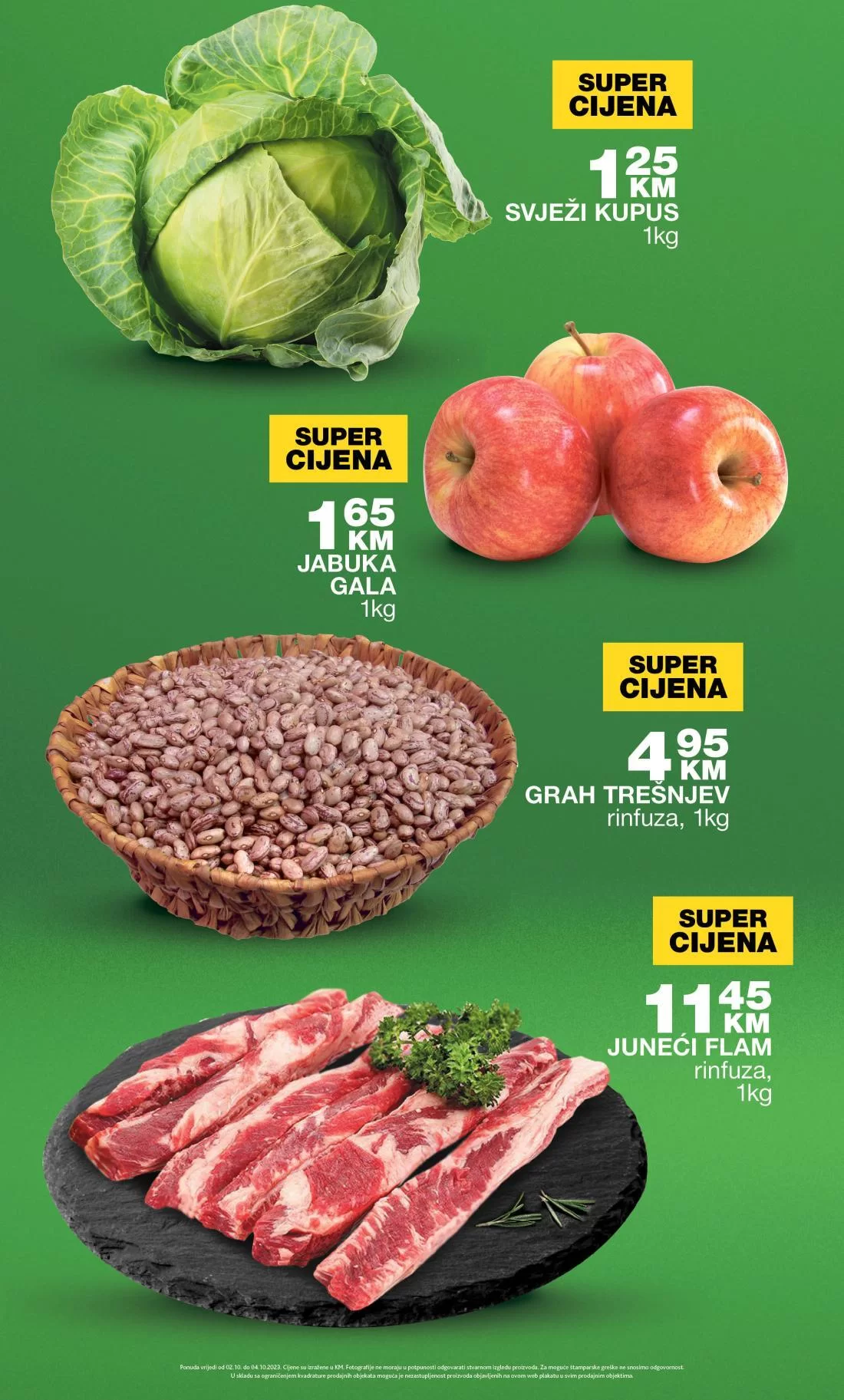 Mercator akcija SVJEŽA PONUDA 2-4.10.2023.