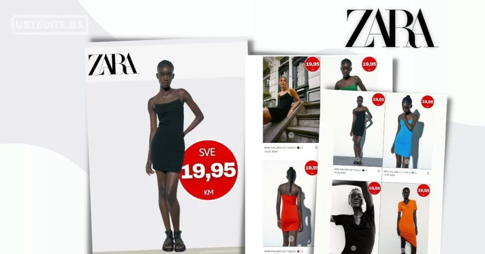 Zara BiH SVE DO 19,95 KM
