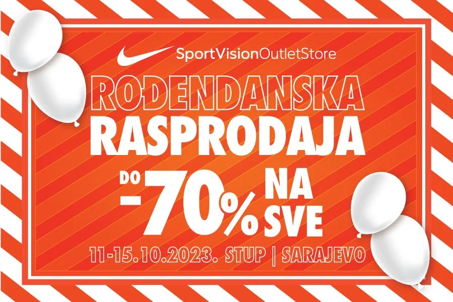 Nike Outlet ⇢ SNIŽENJE do 70% na SVE - 11-15.10.2023. 