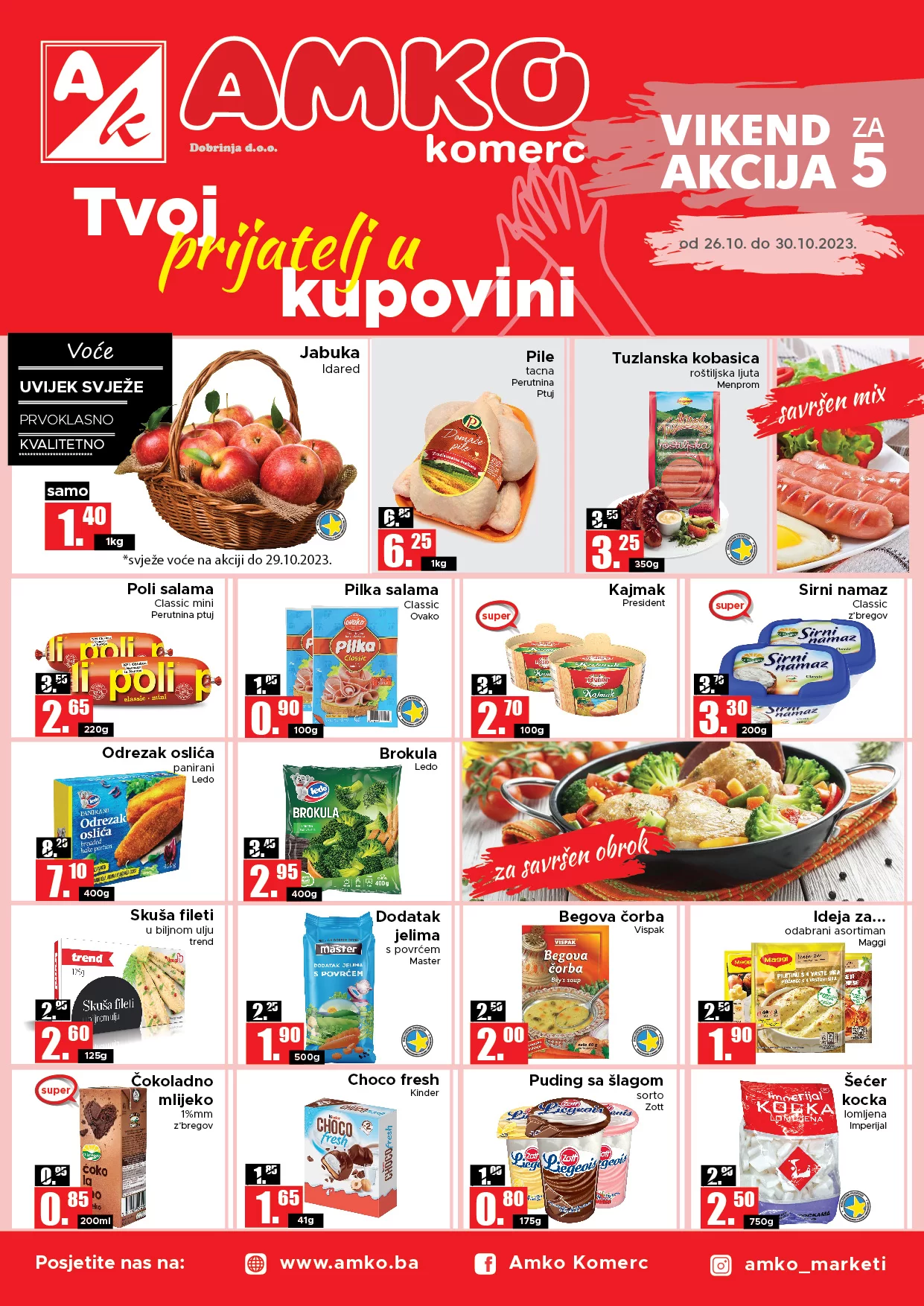 Amko vikend akcija 26-30.10.2023.