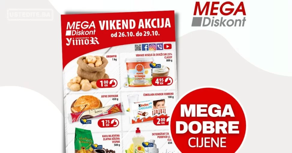 Mega Diskont vikend akcija 26-29.10.2023.