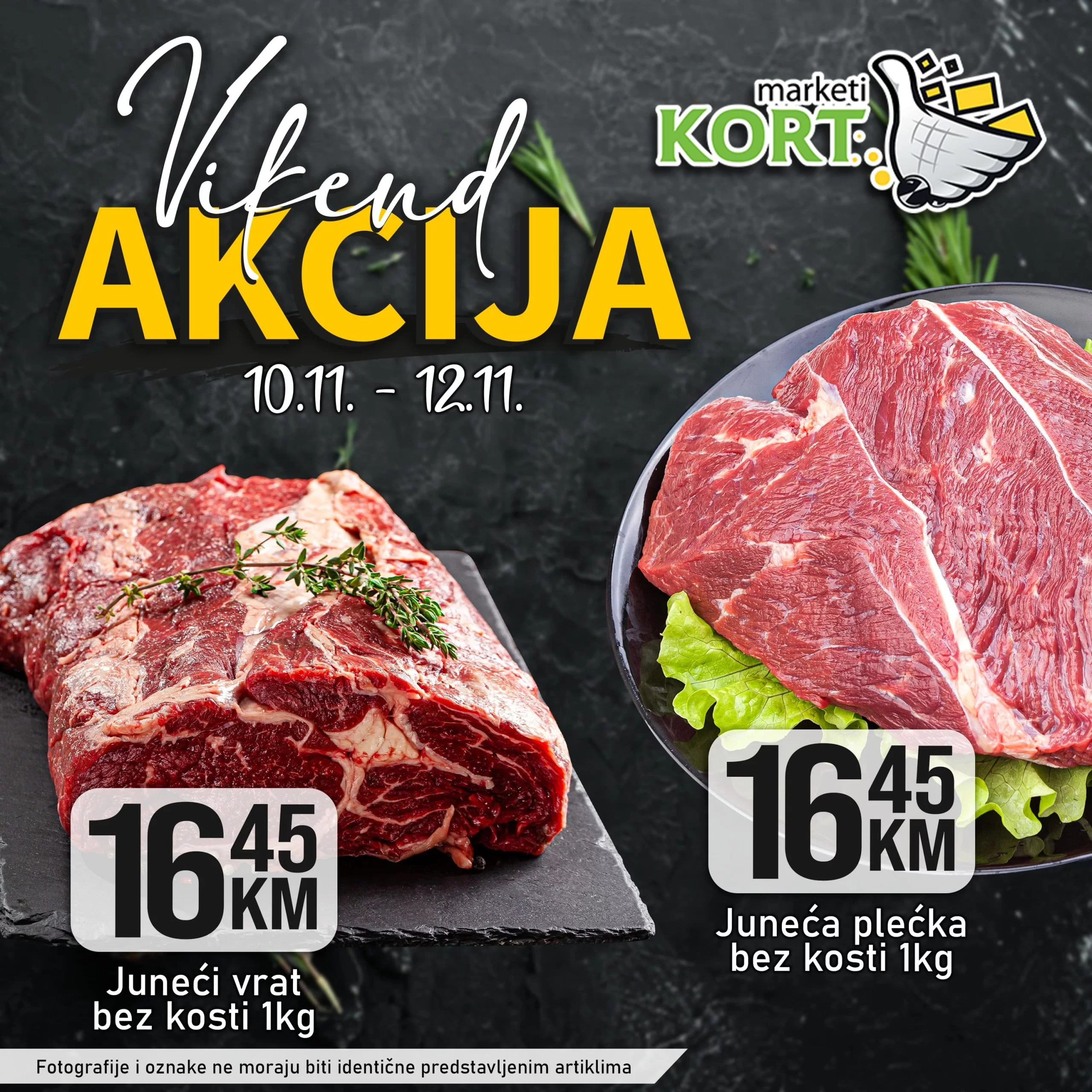 Kort vikend akcija 10-12.11.2023.