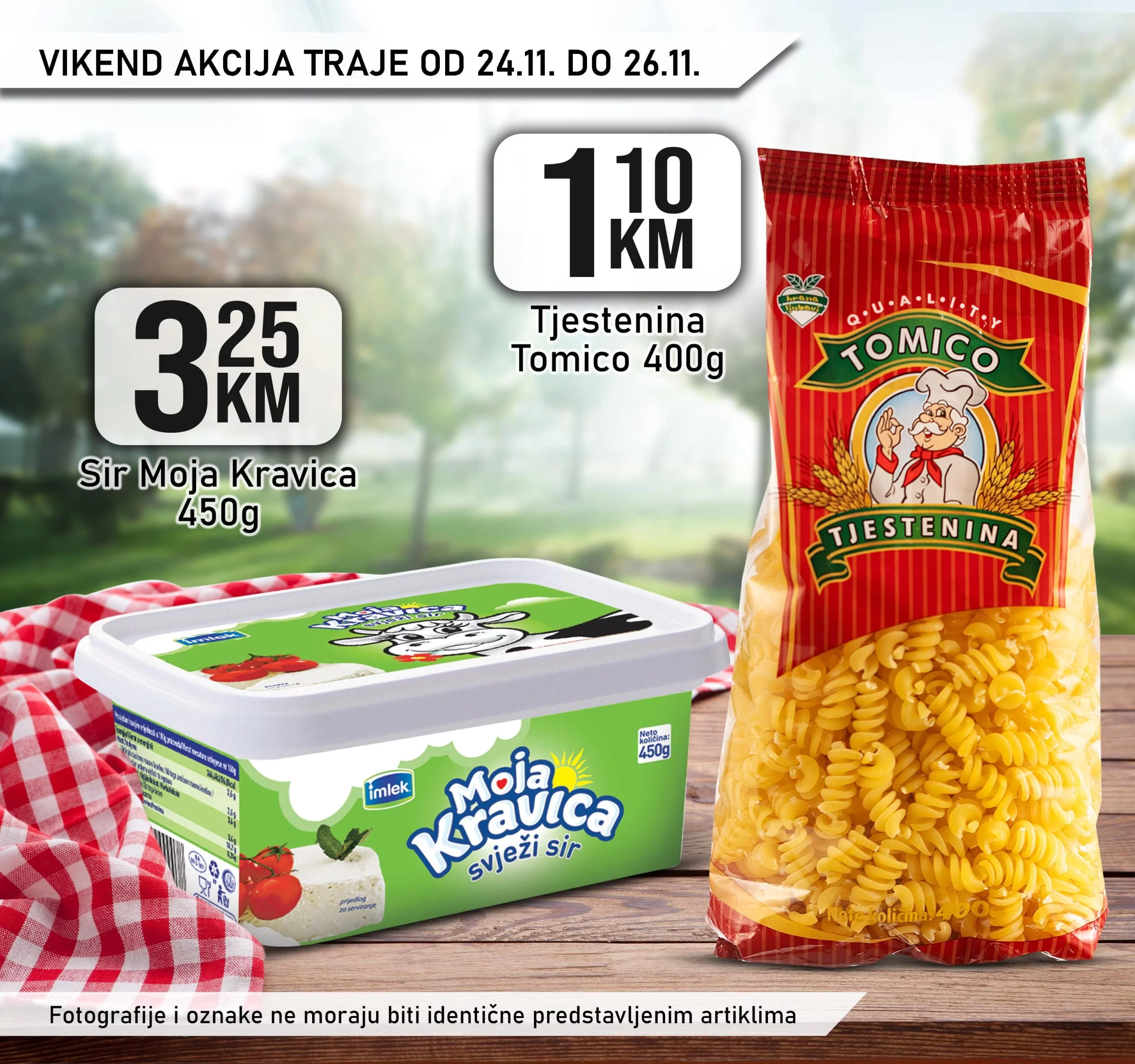 Kort vikend akcija 24-26.11.2023.  