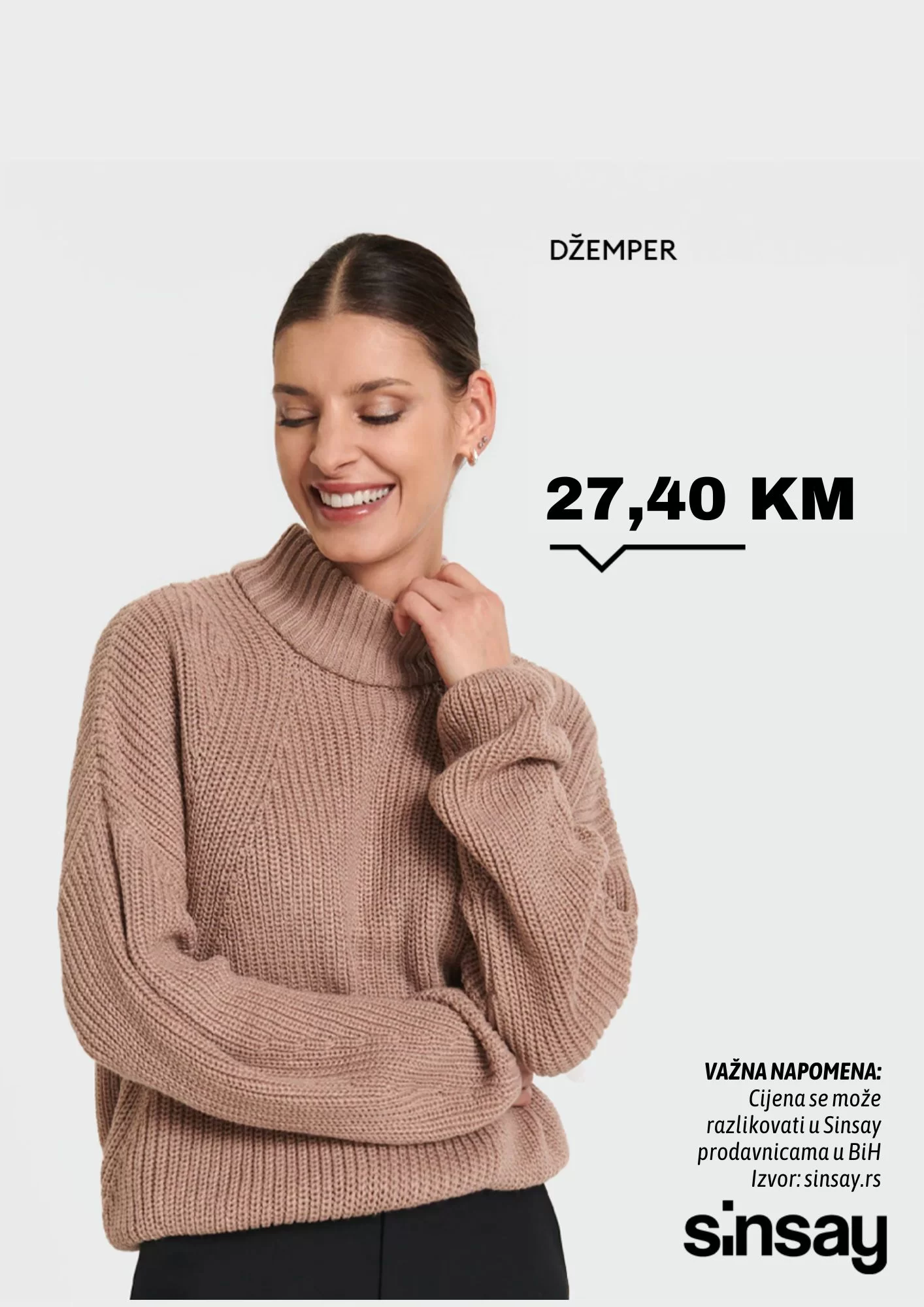 Sinsay DŽEMPERI po SUPER CIJENAMA