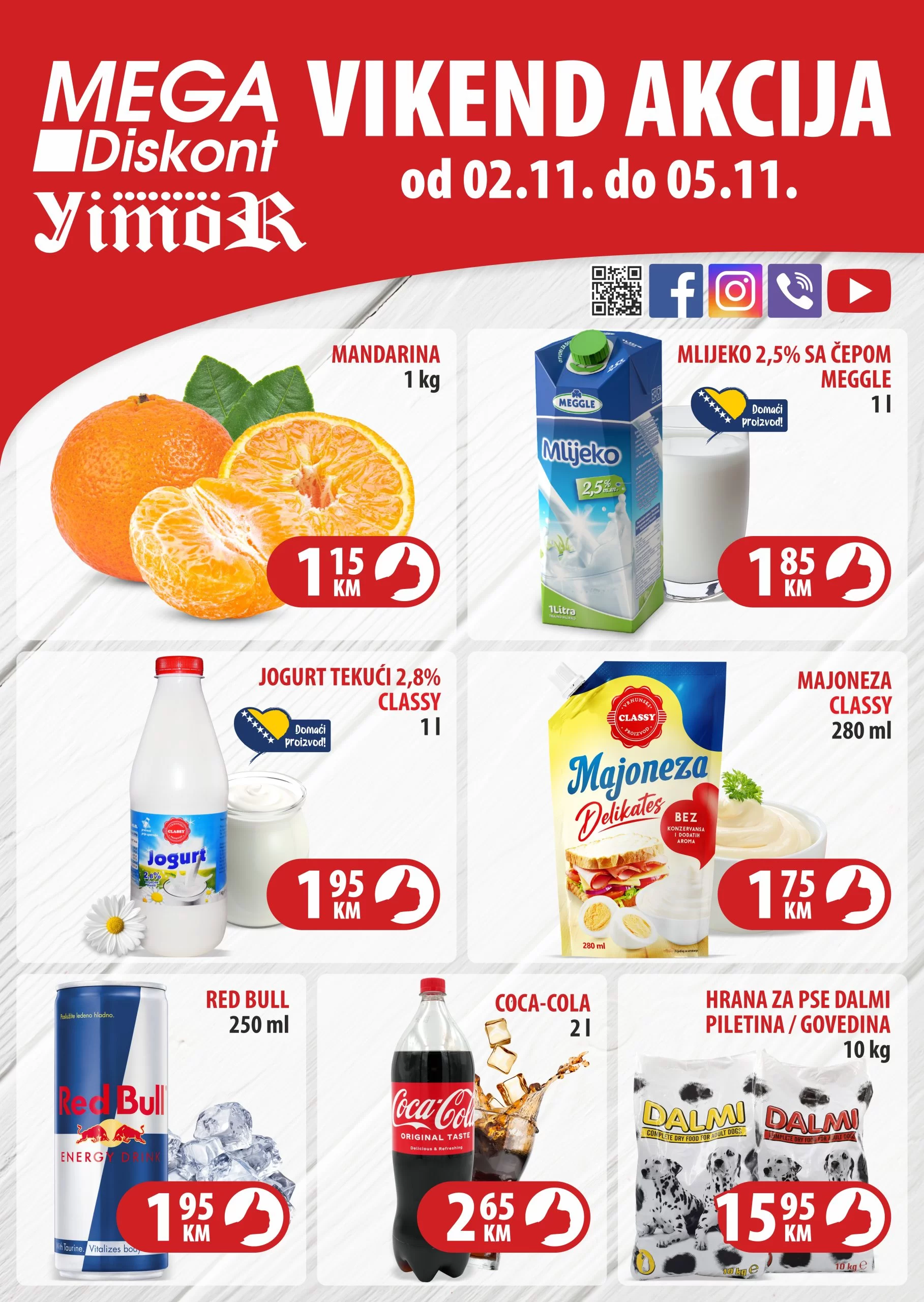 Mega Diskont vikend akcija 2-5.11.2023. 