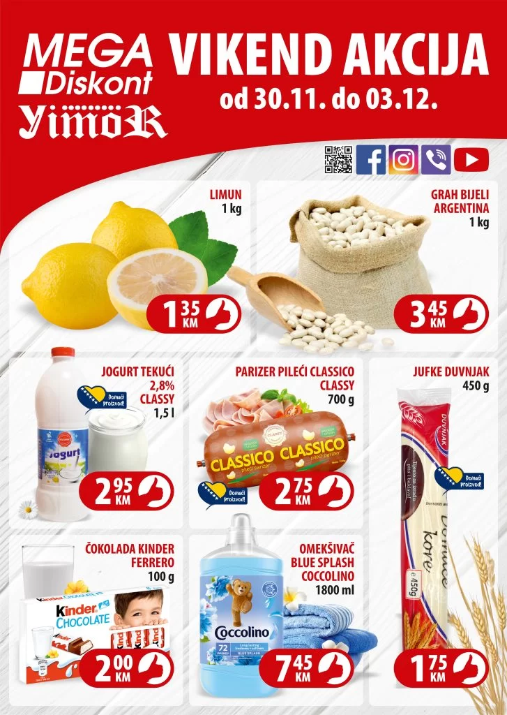 Mega Diskont vikend akcija 30.11-3.12.2023.