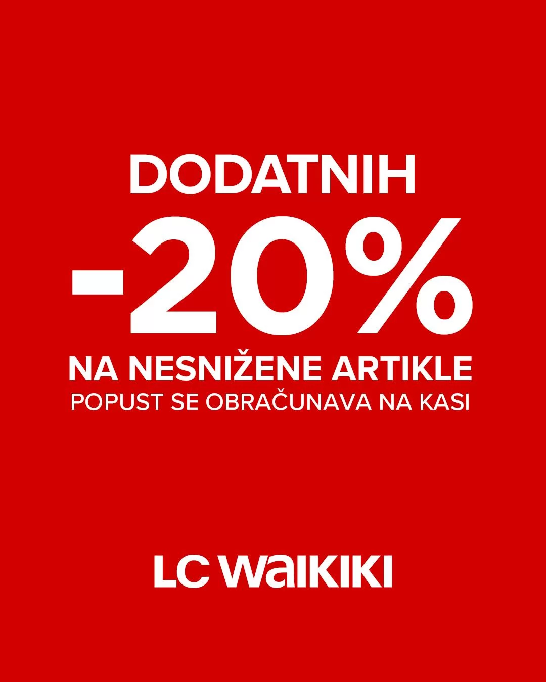 LC Waikiki SNIŽENJE do 20% 1-6.11.2023.